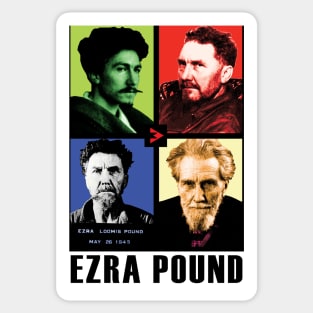 Ezra Pound - Four Stages of Life Sticker